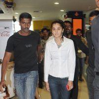 Tapsee and Gopichand At Red FM to promote Mogudu - Stills | Picture 112776